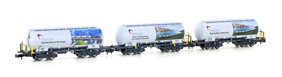 Hobbytrain H23493 - N - 3-tlg. Set Zementsilowagen Holcim, SBB, Ep. VI